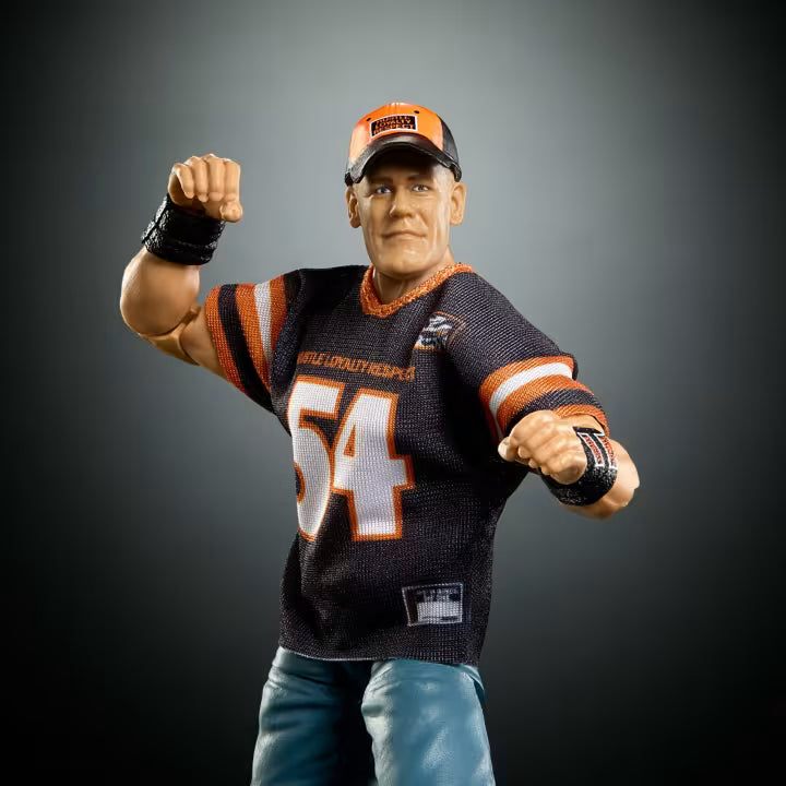 WWE Elite Collection Premium Live Event John Cena Action Figure Set, Wrestlemania Collectible by Mattel