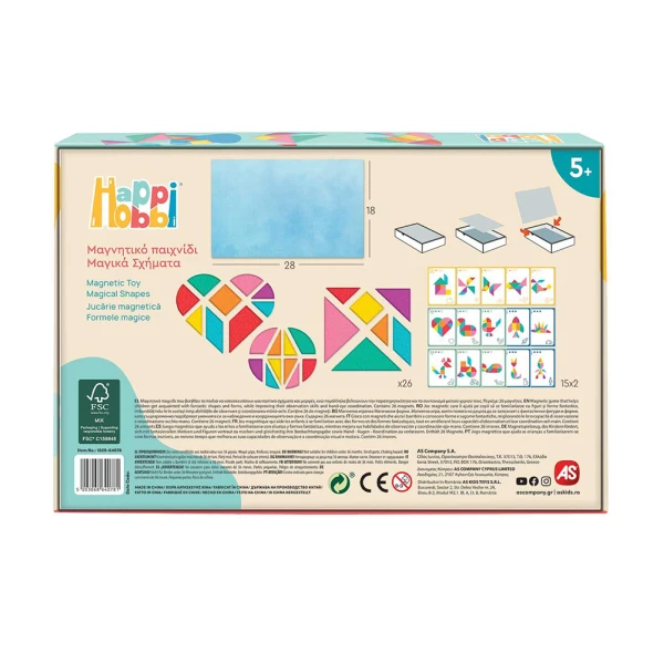 HappiHobbi Magnet Magical Shapes by AS Art