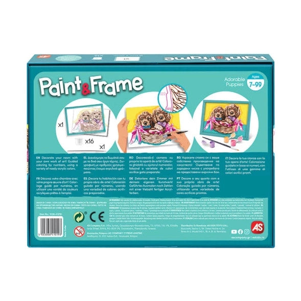 Paint & Frame "Puppies" by AS Art