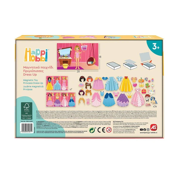 HappiHobbi Magnet Princesses Dress Up