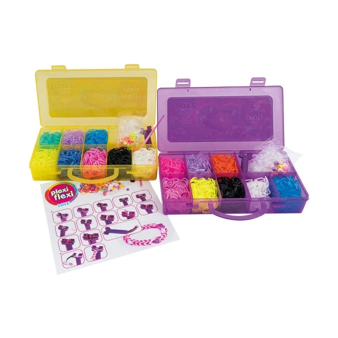 Plexi-Flexi Case With 2400 Looms & 30 Charms by AS Art