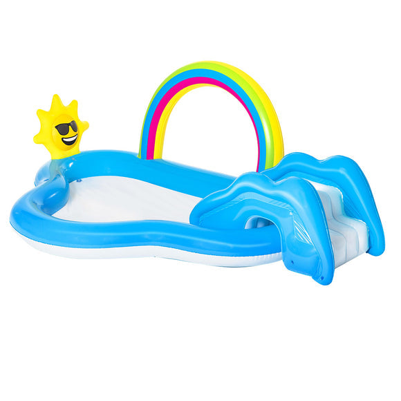 Bestway Rainbow Slide Inflatable Pool 257cm x 145cm x 91cm by Bestway