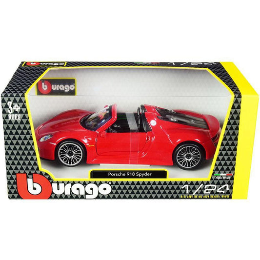 1/24 PORSCHE 918 SPYDER MODEL CAR by Burago