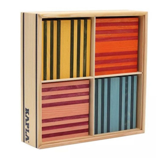 100 planks in 10 different colours asst by Kapla