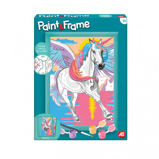 Paint & Frame Paint by Numbers Magic Unicorn