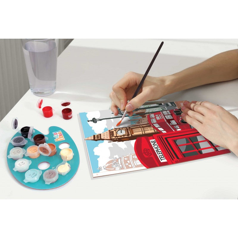 HappiHobbi Paint & Frame Paint by Numbers Majestic London