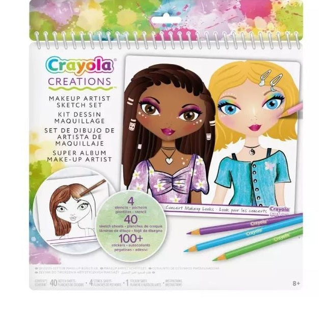 Crayola Makeup Artist Sketch Craft Kit