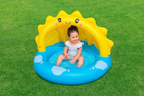 Bestway Sunny Days Shaded Kiddie Pool 1.01m x 97cm x 71cm by Bestway