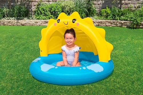 Bestway Sunny Days Shaded Kiddie Pool 1.01m x 97cm x 71cm by Bestway