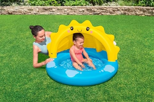 Bestway Sunny Days Shaded Kiddie Pool 1.01m x 97cm x 71cm by Bestway