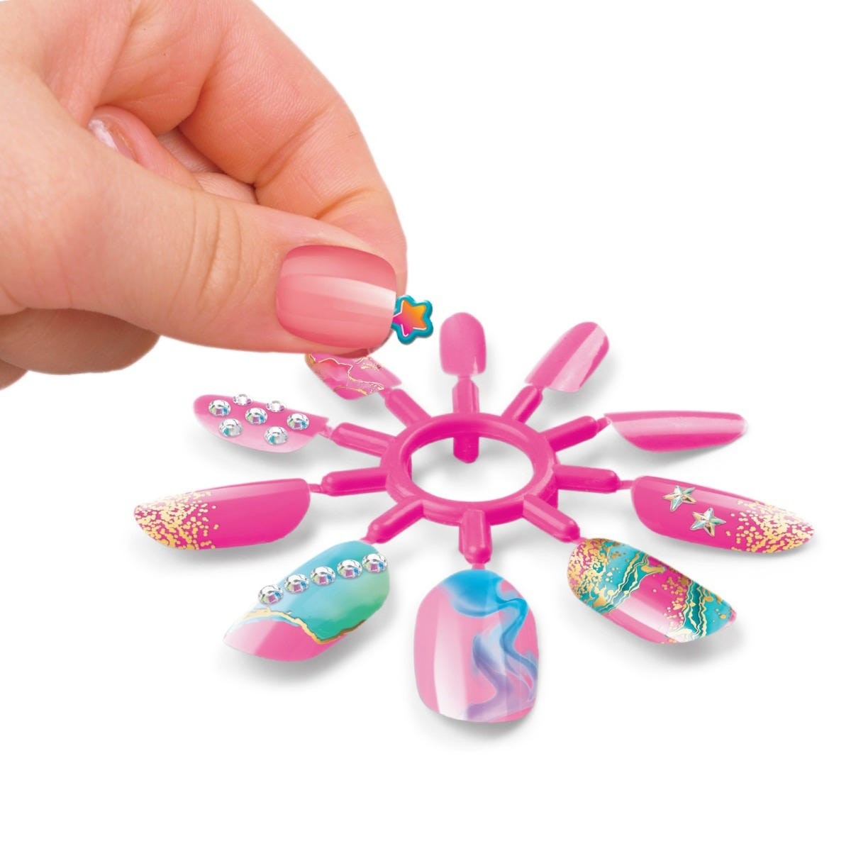Shimmer & Sparkle Trendy Tips Expressions Press-On Nails by Shimmer & Sparkle
