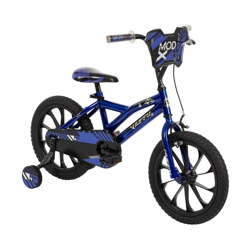 Huffy MOD X 16" Kids' Bike - Black/Royal Blue by Huffy