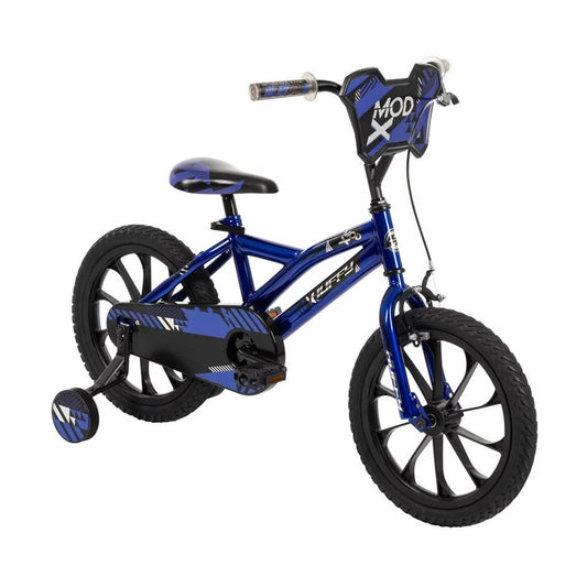 Huffy MOD X 16" Kids' Bike - Black/Royal Blue by Huffy