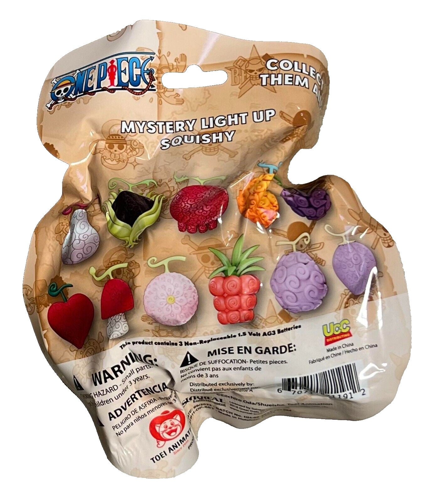 UCC One Piece Mystery Light Up Squishy Stress Ball by UCC