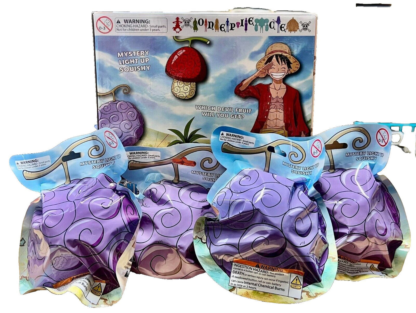 UCC One Piece Mystery Light Up Squishy Stress Ball by UCC