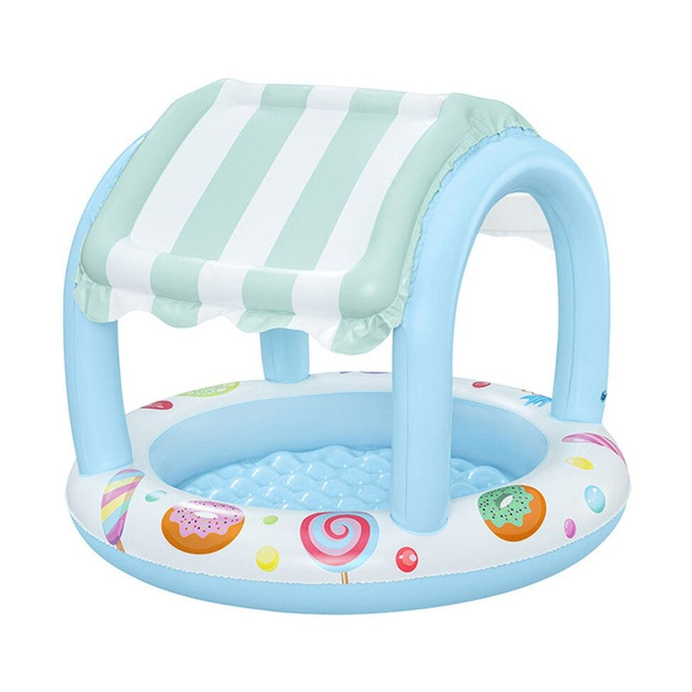 Bestway Sweet Shoppe Shaded Kiddie Inflatable Pool by Bestway