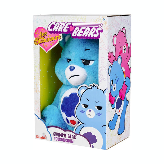 Simba 6305878004 - Glücksbärchi Brummbärchi 35cm Care Bears Plüschfigur Blau by Simba