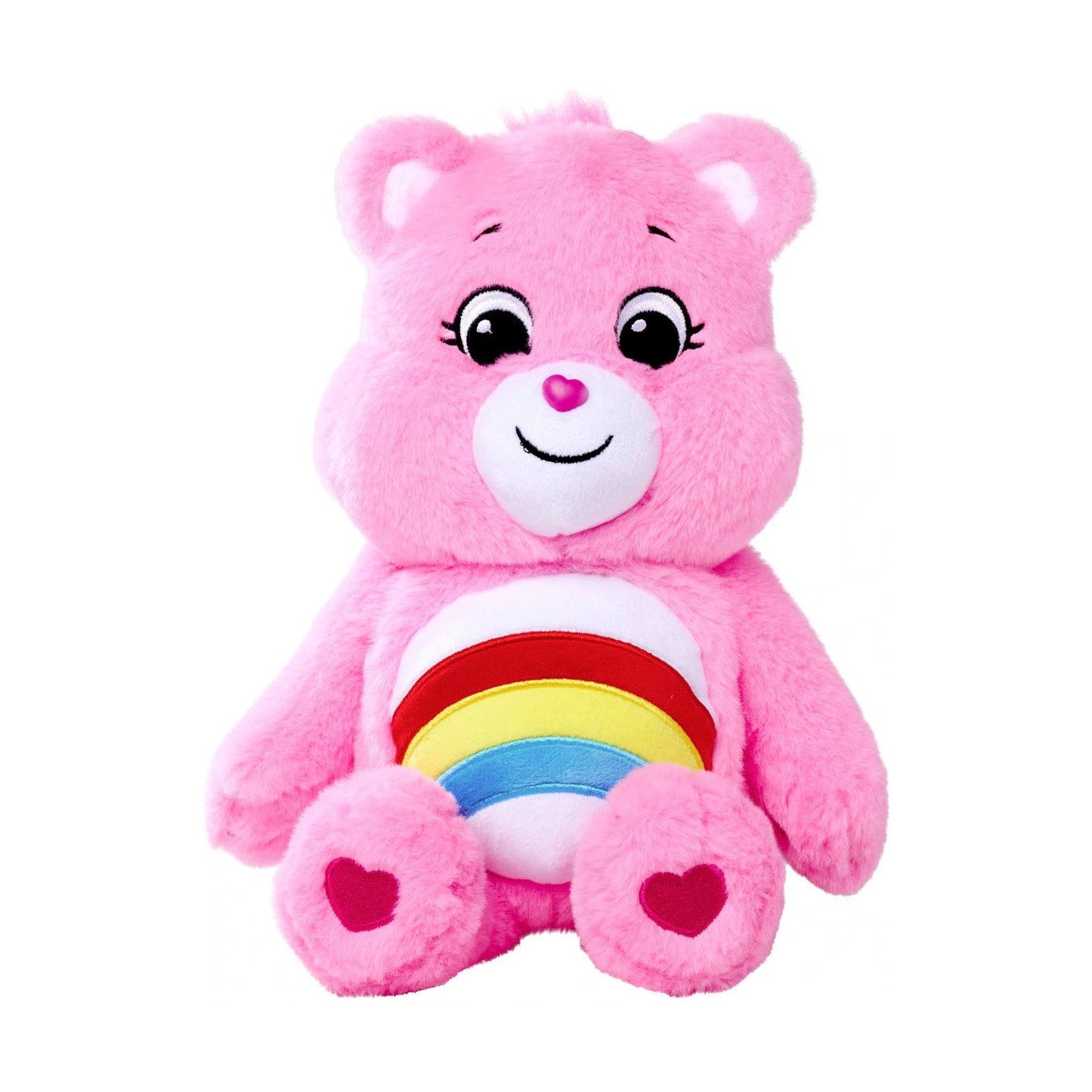 Simba 6305878000 - Glücksbärchi Hurrabärchi 35cm Care Bears Plüschfigur Rosa by Simba