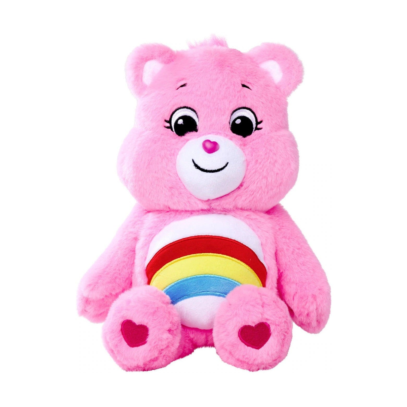 Simba 6305878000 - Glücksbärchi Hurrabärchi 35cm Care Bears Plüschfigur Rosa by Simba