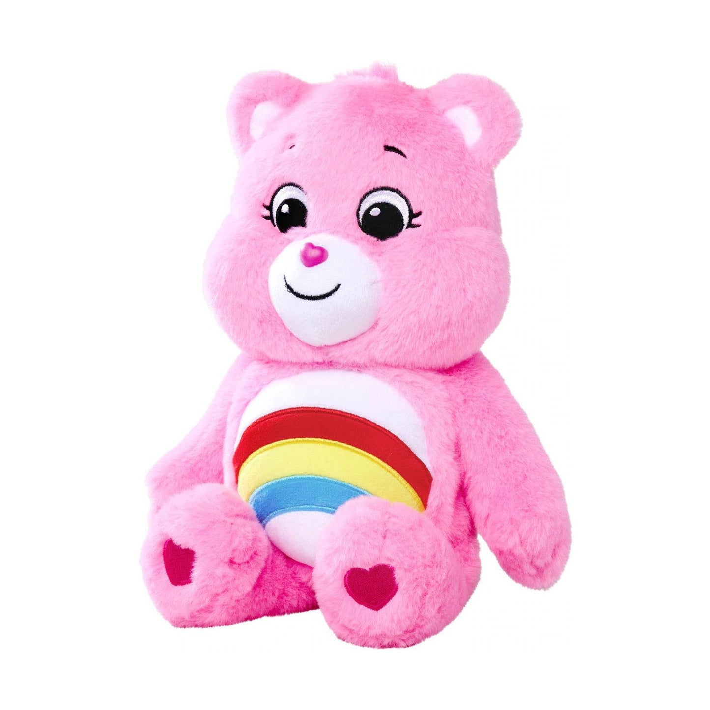 Simba 6305878000 - Glücksbärchi Hurrabärchi 35cm Care Bears Plüschfigur Rosa by Simba