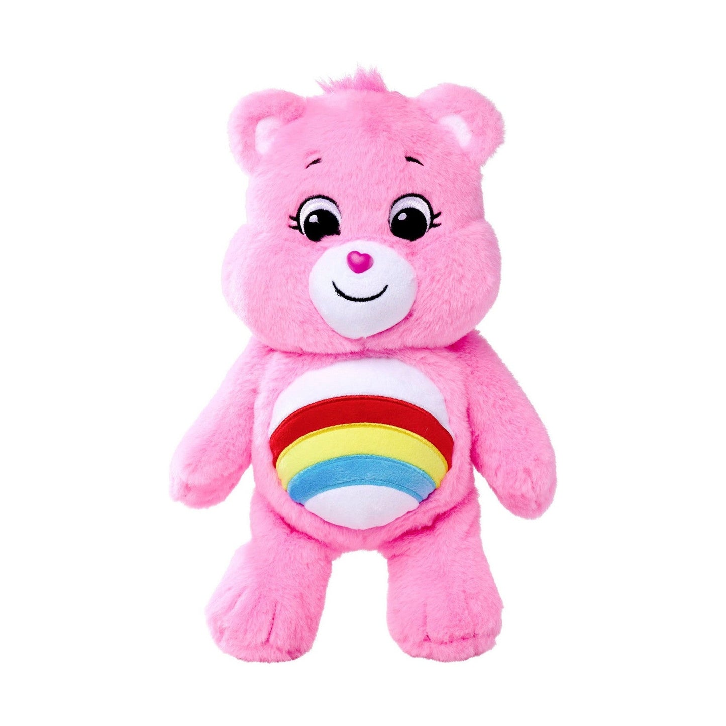Simba 6305878000 - Glücksbärchi Hurrabärchi 35cm Care Bears Plüschfigur Rosa by Simba