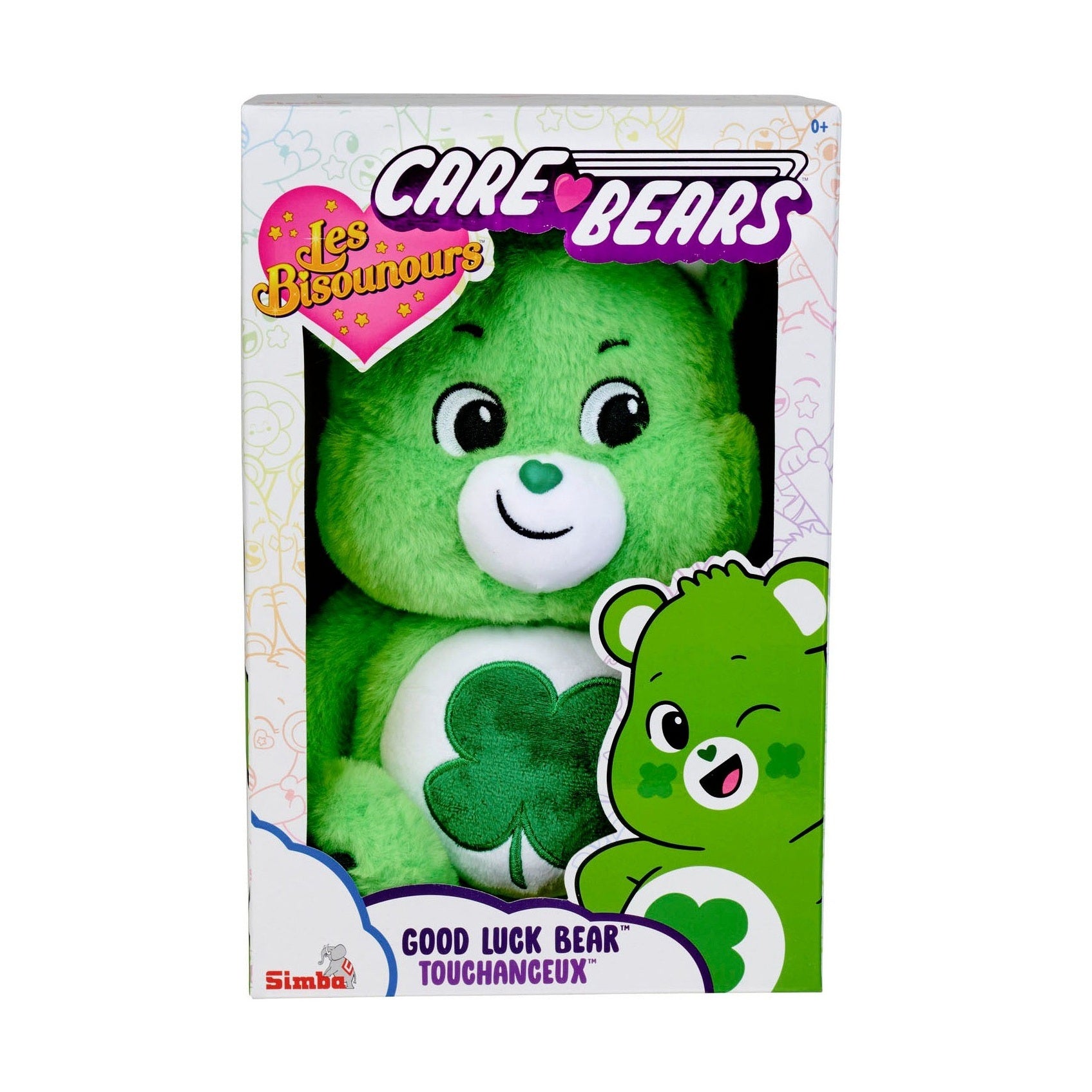 Simba 6305878003 - Glücksbärchi Glücksbärchi 35cm Care Bears Plüschfigur Grün by Simba