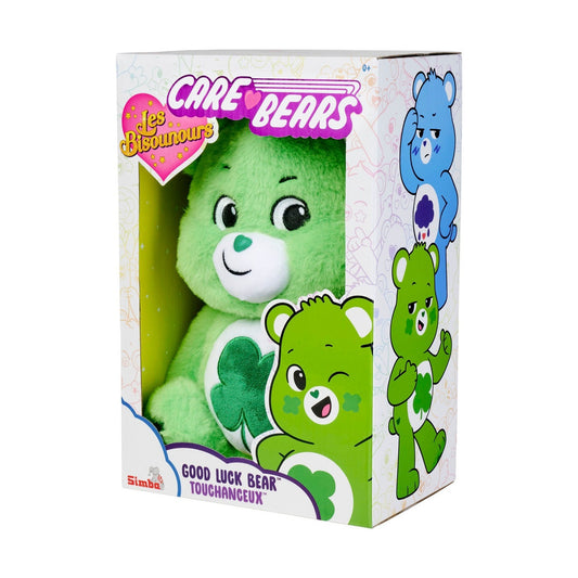 Simba 6305878003 - Glücksbärchi Glücksbärchi 35cm Care Bears Plüschfigur Grün by Simba