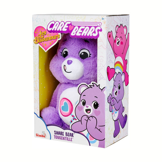 Simba Care Bears 6305878005 Plush Toy Bear 35 Cm Purple Parts Gern Bärchi 35 Cm by Simba