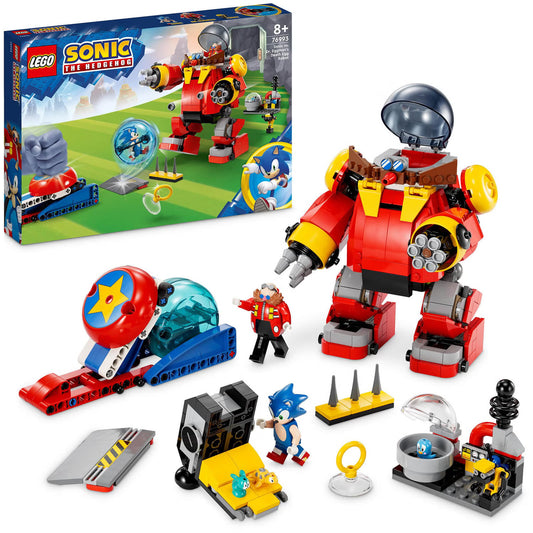 LEGO SONIC Sonic vs Dr Eggman's Death Egg Robot (76993)
