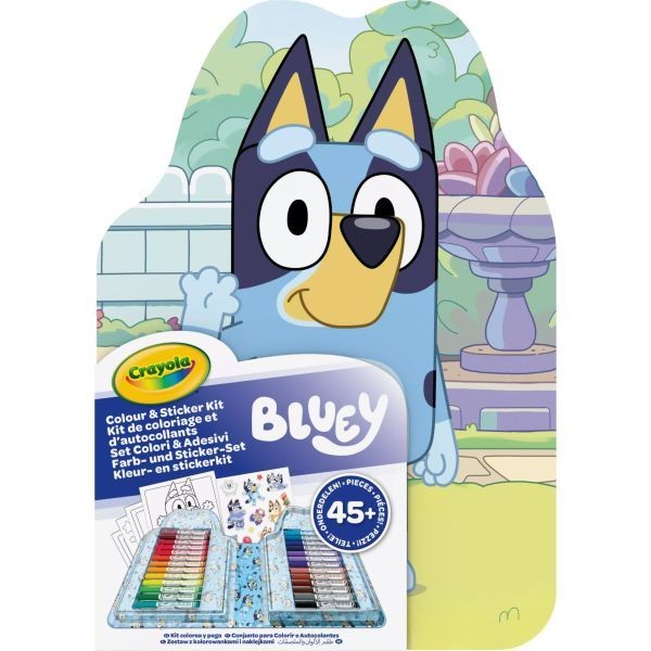 Crayola Bluey Creative Set with Stickers by Crayola