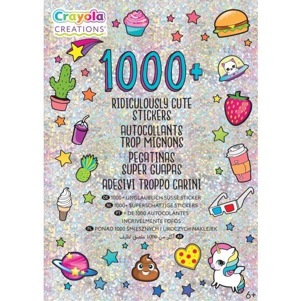 Crayola Creations Matrics Füzet with 1000+ Stickers by Crayola
