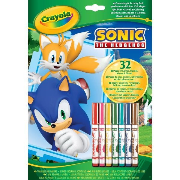 Crayola Sonic Coloring and Activity Book by Crayola