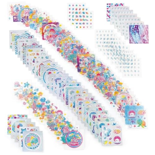 Make It Real Aquatic Fantasy Sticker Set by 3C4G