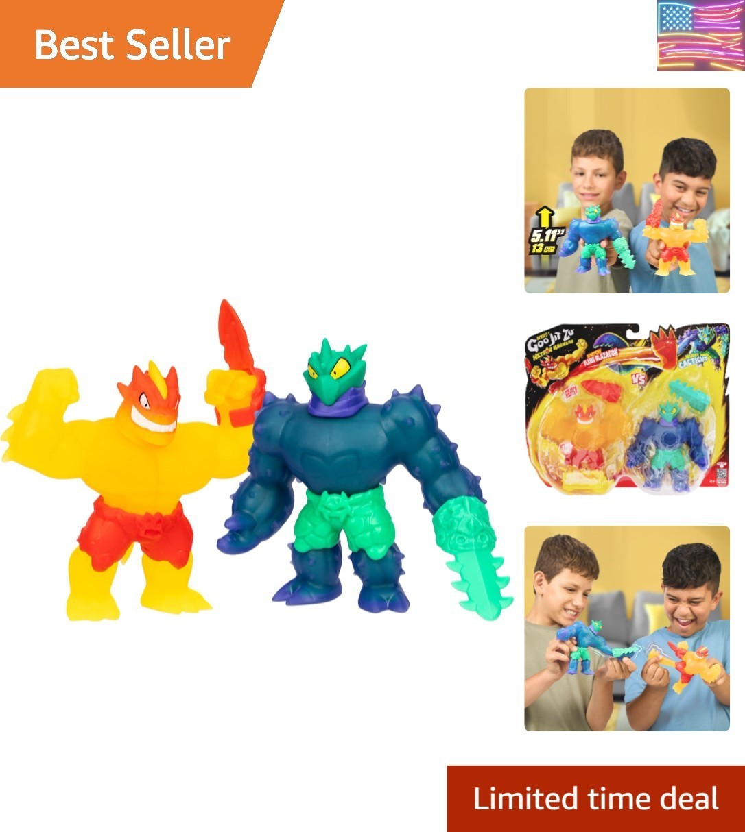 Heroes Of Goo Jit Zu Meteor Madness 2-Pack Action Figures by Heroes Of Goo Jit Zu