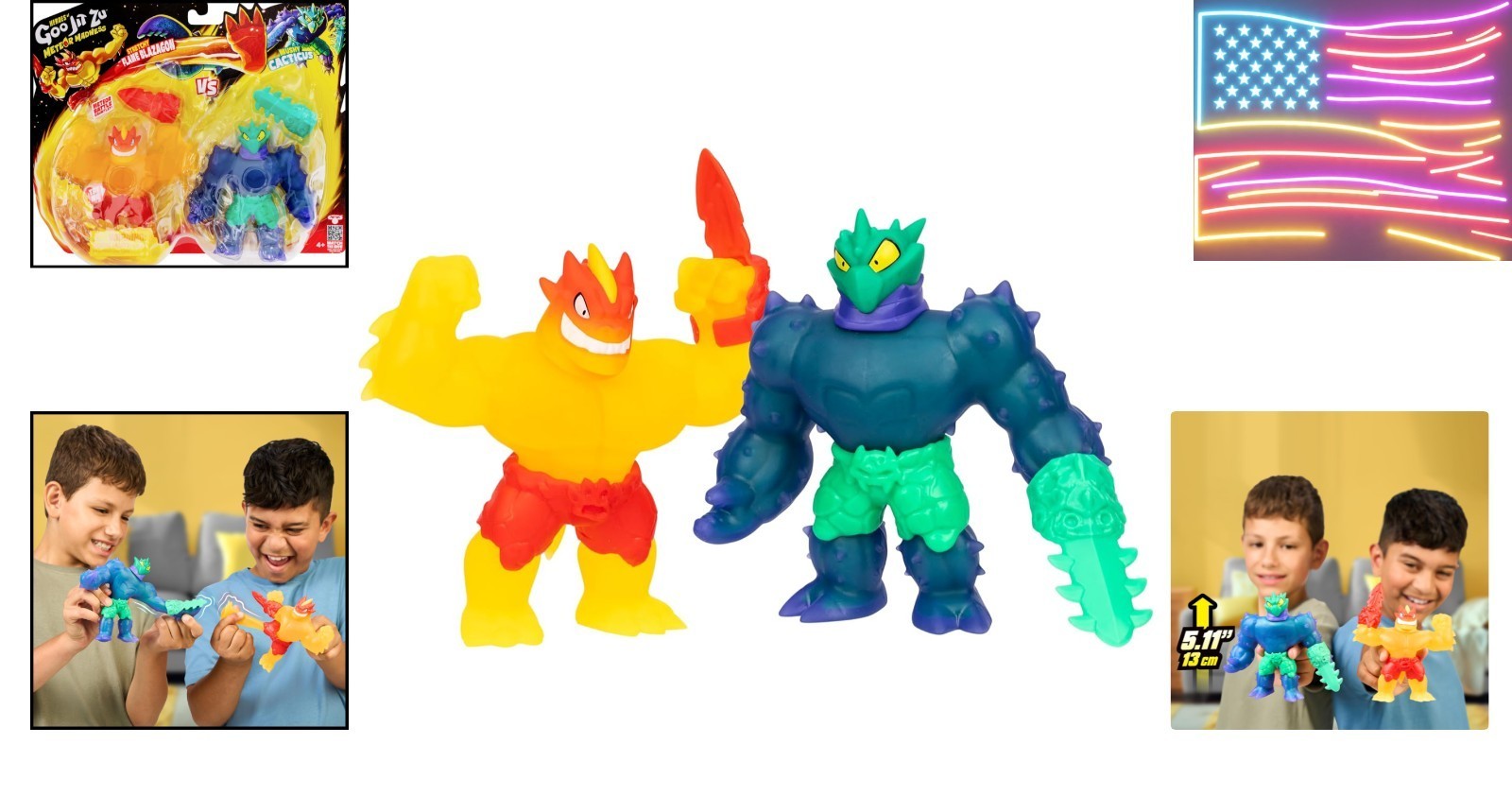 Heroes Of Goo Jit Zu Meteor Madness 2-Pack Action Figures by Heroes Of Goo Jit Zu