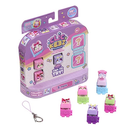 Clickeez Mystery Figure 5-Pack, Assorted Styles by Clickeez