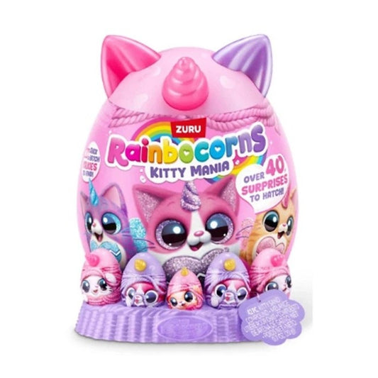 Rainbocorns Kitty Mania by Zuru, Plush Toy for Girls by Rainbocorns