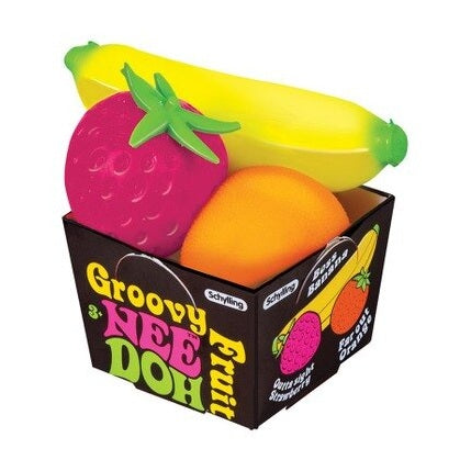 Nee Doh Groovy Fruit by Findel