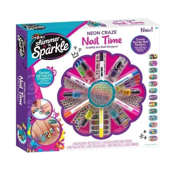 Cra-Z-Art Shimmer’n Sparkle Graffiti Nail Art Kit by Cra-Z-Art