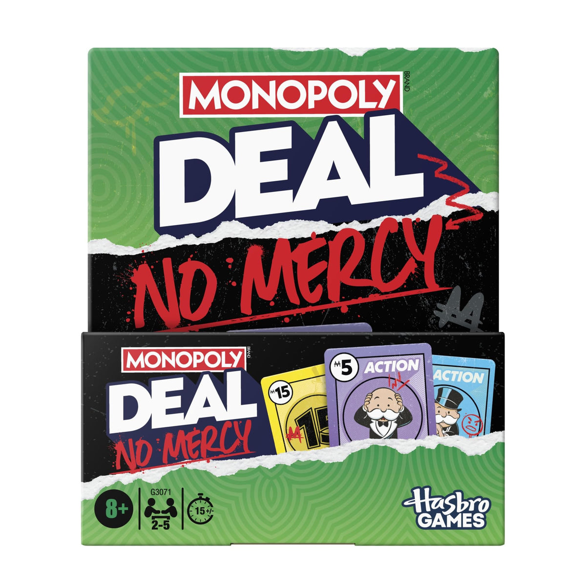 Monopoly Deal No Mercy Card Game by Monopoly Board Games