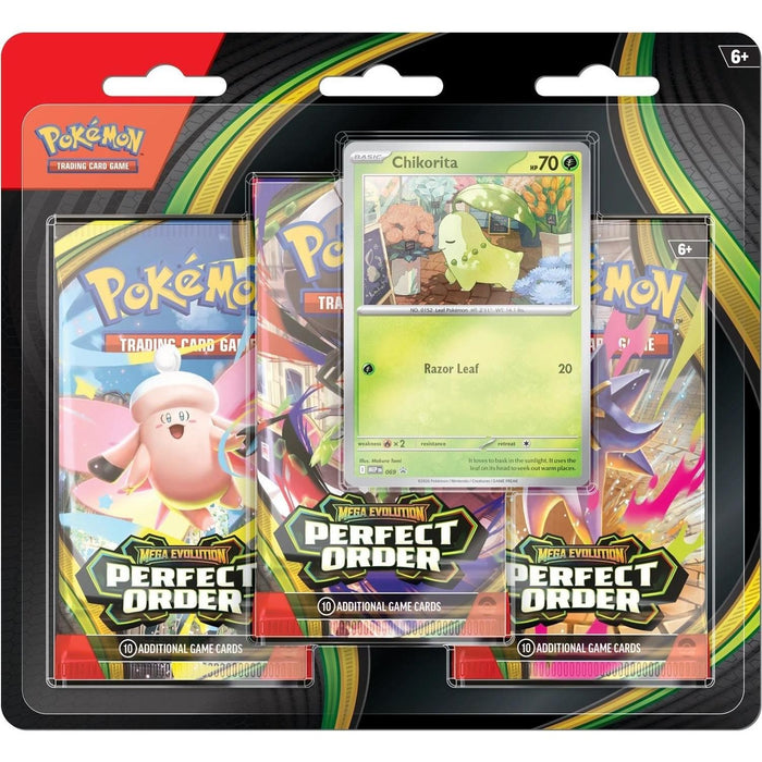 Pokémon TCG Mega Evolution Perfect Order - 3 Pack Blister
