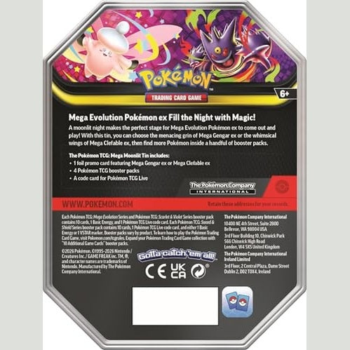 Pokémon Mega Moonlit Tin by Pokémon