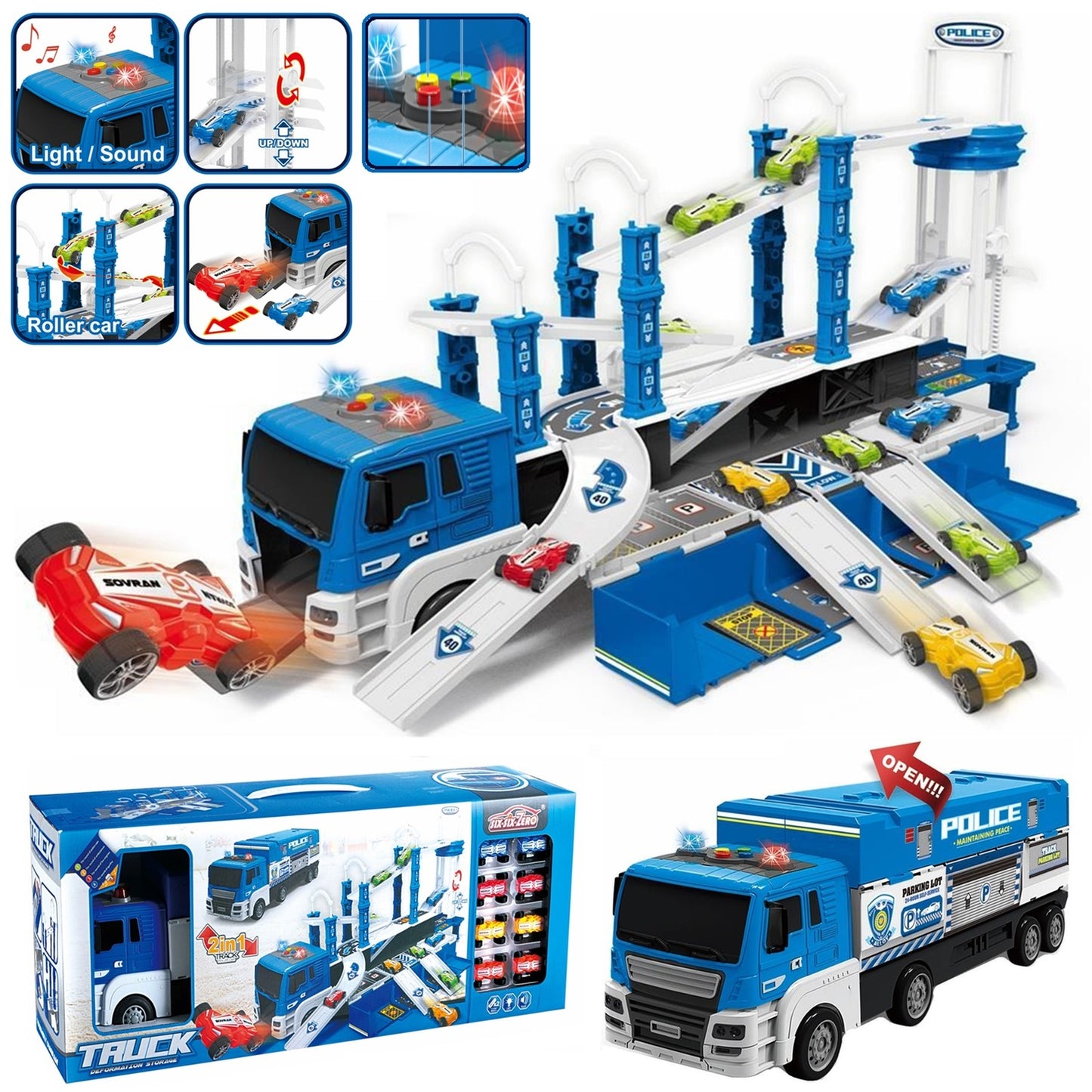 Six-Six-Zero 2-in-1 Truck Playset by Six-Six-Zero