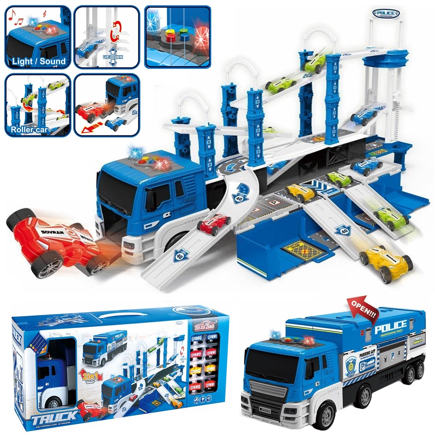 Six-Six-Zero 2-in-1 Truck Playset by Six-Six-Zero