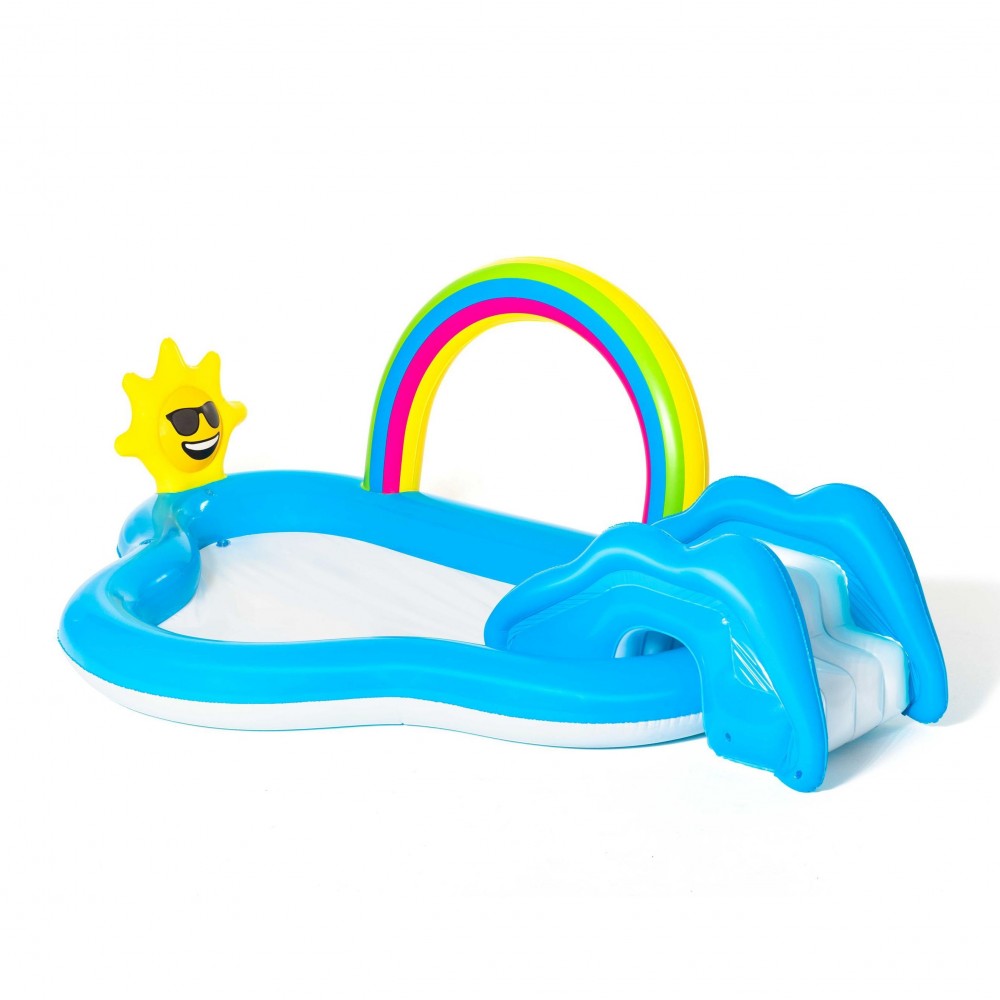 Bestway Rainbow Slide Inflatable Pool 257cm x 145cm x 91cm by Bestway
