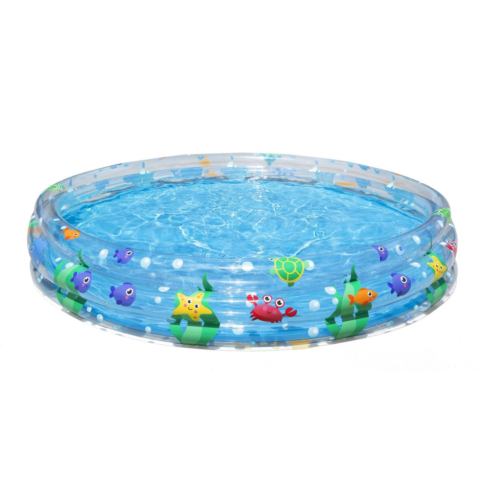 Bestway 5 Ft Round 3 Ring Kiddie Splash Pool by Bestway