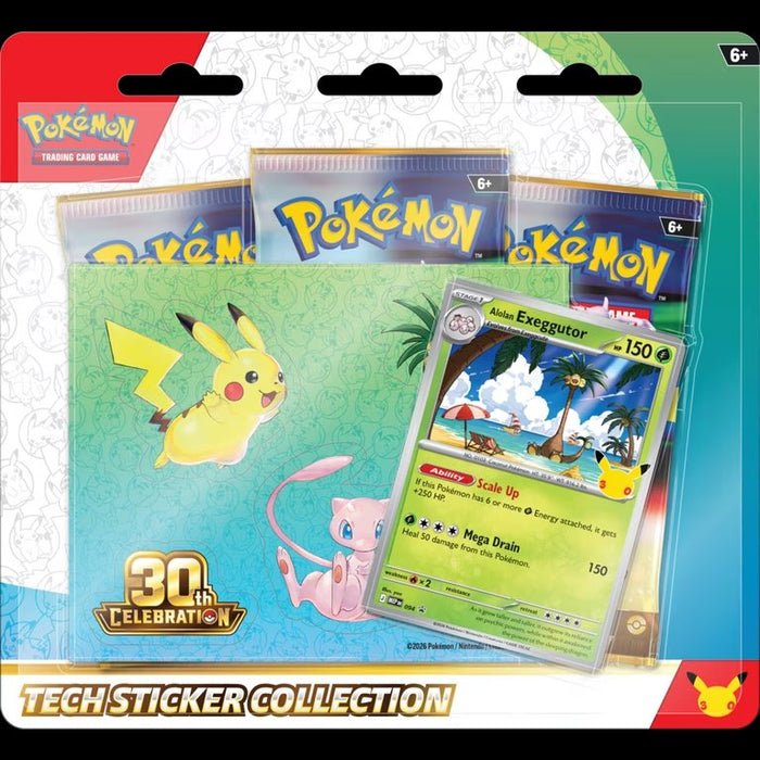 Pokémon 30th Celebration Tech Sticker