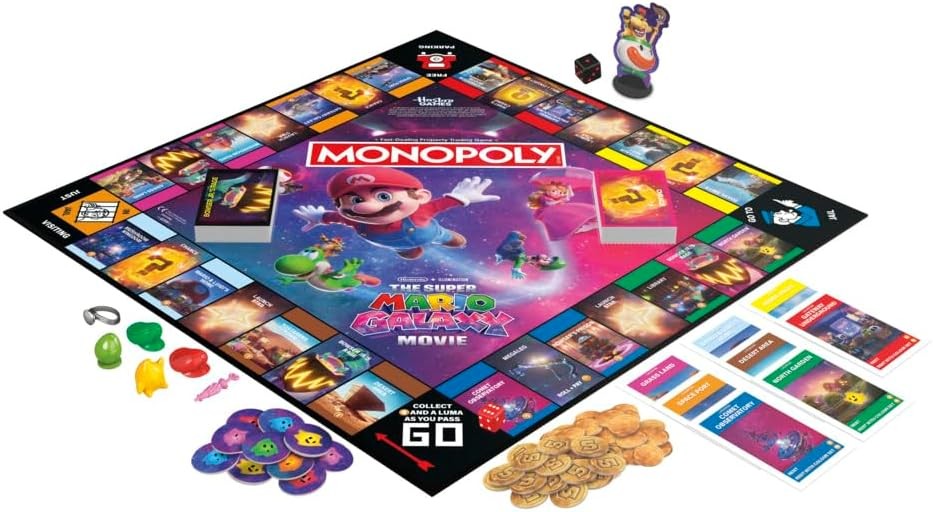 Monopoly Super Mario Galaxy Movie Edition by Hasbro