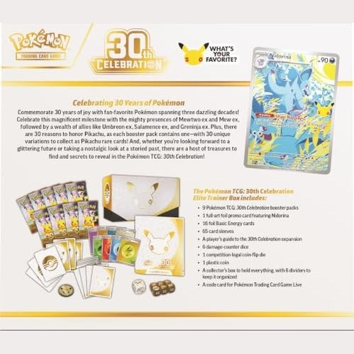 Pokémon TCG 30th Celebration Elite Trainer Box by Pokémon