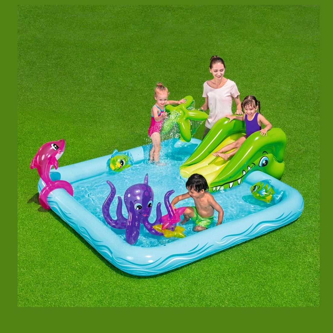 Bestway Inflatable Play Centre Swimming Pool with Slide by Bestway